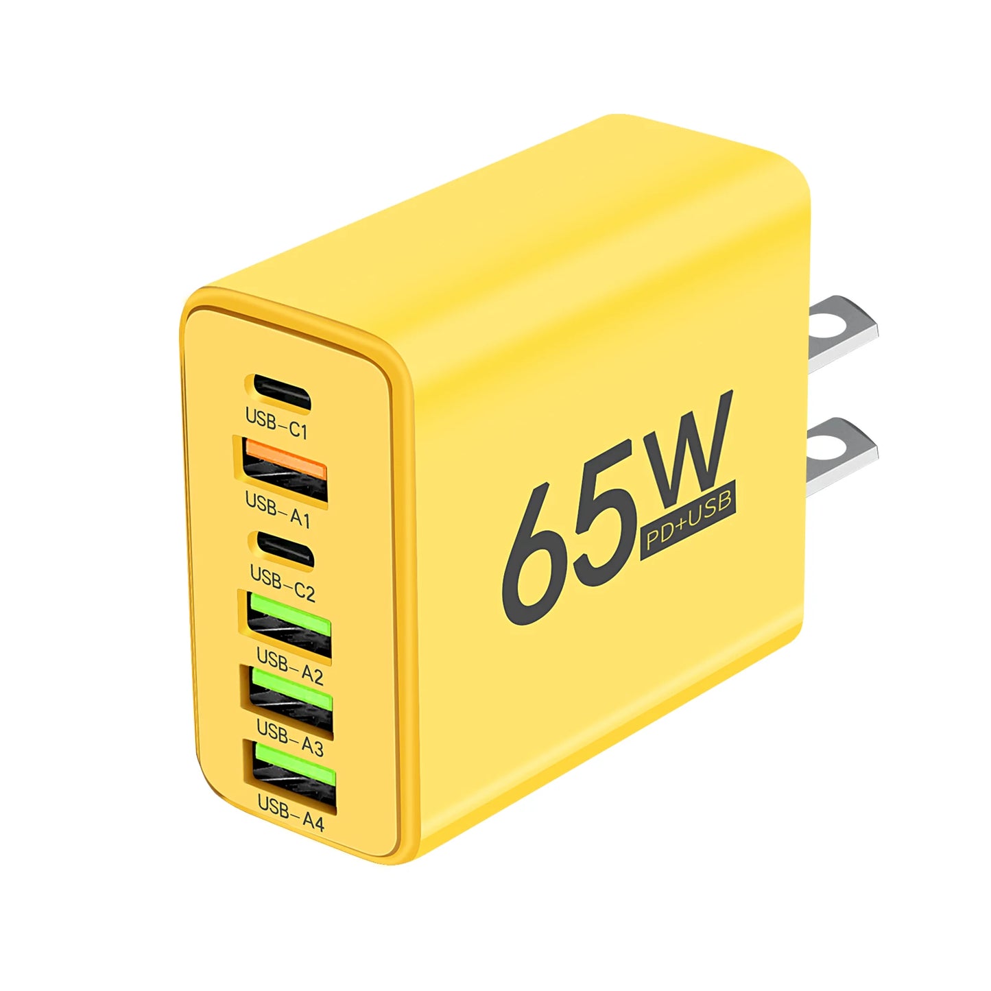 Cabezal de 65W con 4 conexiones USB
