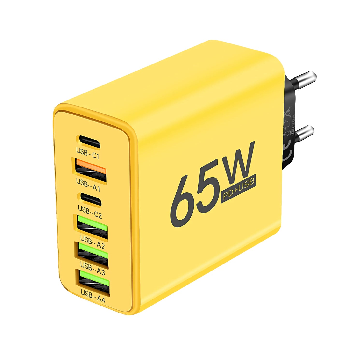 Cabezal de 65W con 4 conexiones USB
