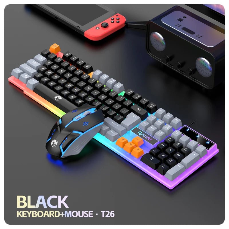 Teclado Raihu con 3 combinaciones de color - ayc