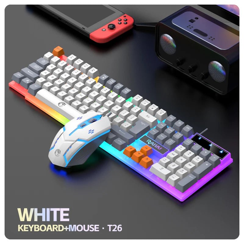 Teclado Raihu con 3 combinaciones de color - ayc