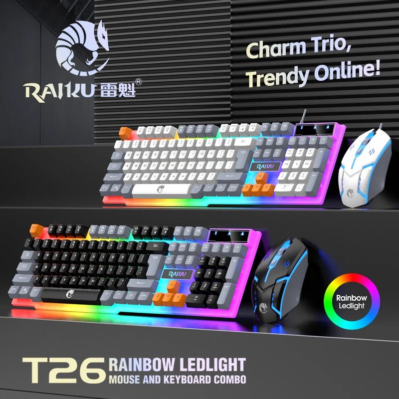 Teclado Raihu con 3 combinaciones de color - ayc